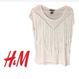 NWOT** 🎀H&M Fringed Top